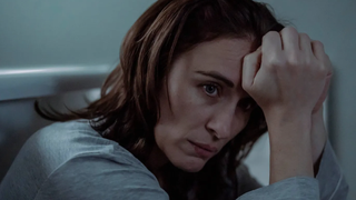 Emma (played by Vicky McClure) looks troubled in "Insomnia"