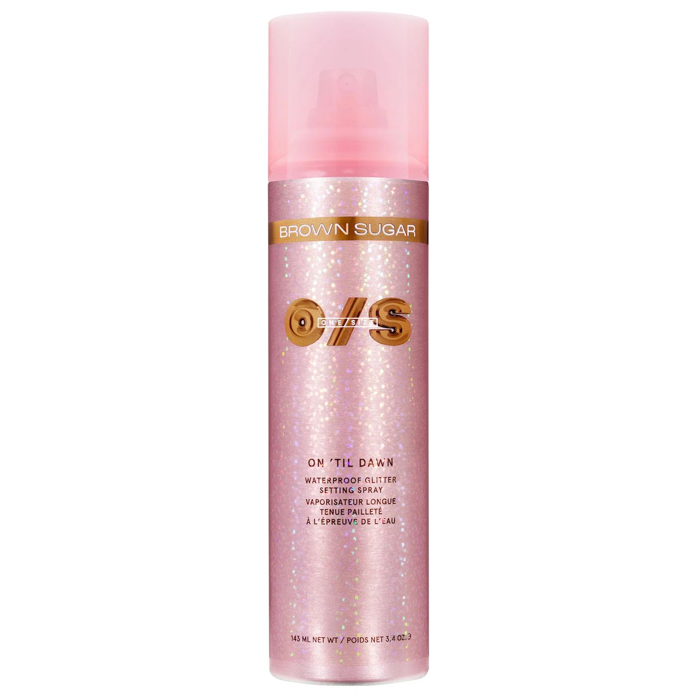 ONE/SIZE by Patrick Starrr, On 'til Dawn Waterproof Glitter Setting Spray - Brown Sugar - Brown Sugar