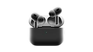 AirPods Pro 2 im Ladecase, auf weißem Hintergrund