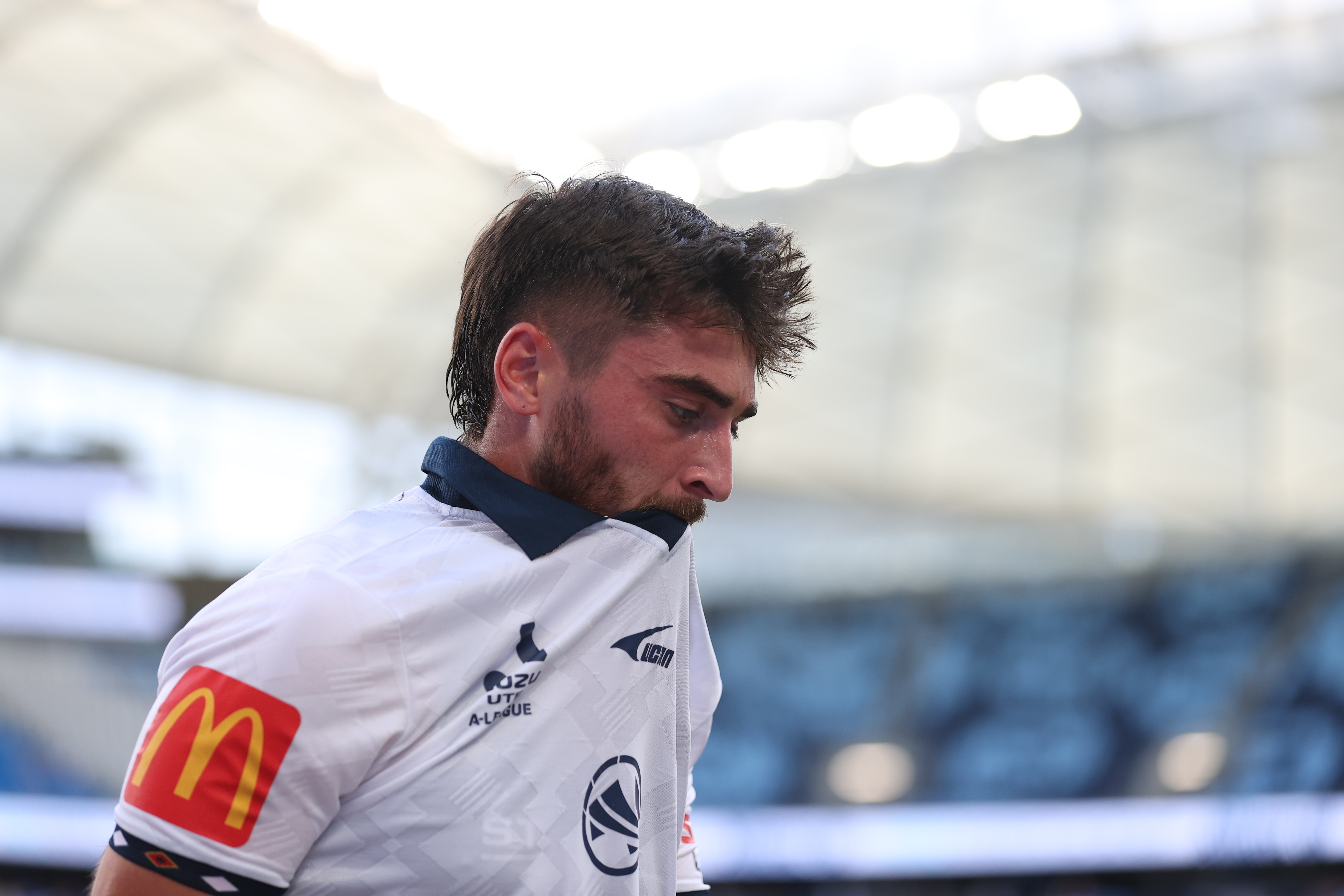 Josh Cavallo looking downcast