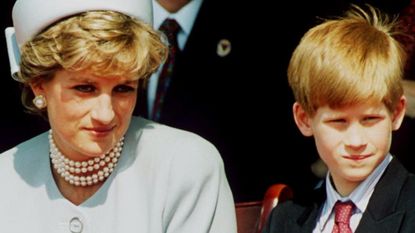 Prince Harry Princess Diana bravery