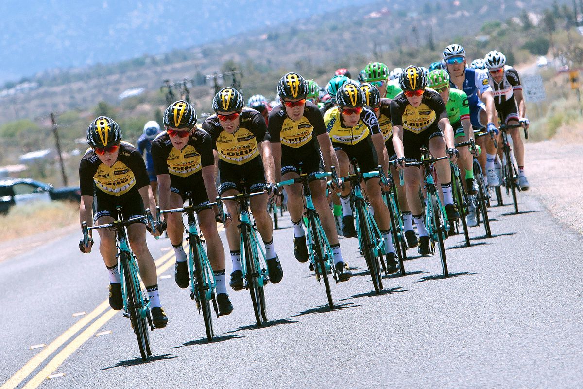 The LottoNL-Jumbo team in formation