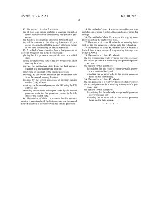 Method Of Task Transition Between Heterogenous Processors