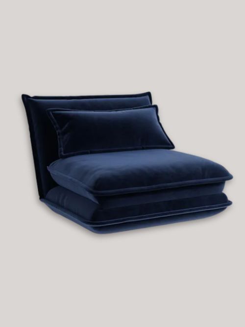 Jackson Velvet Foldable Single Sofa Chair