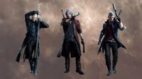 Character art from Devil May Cry for a new card game