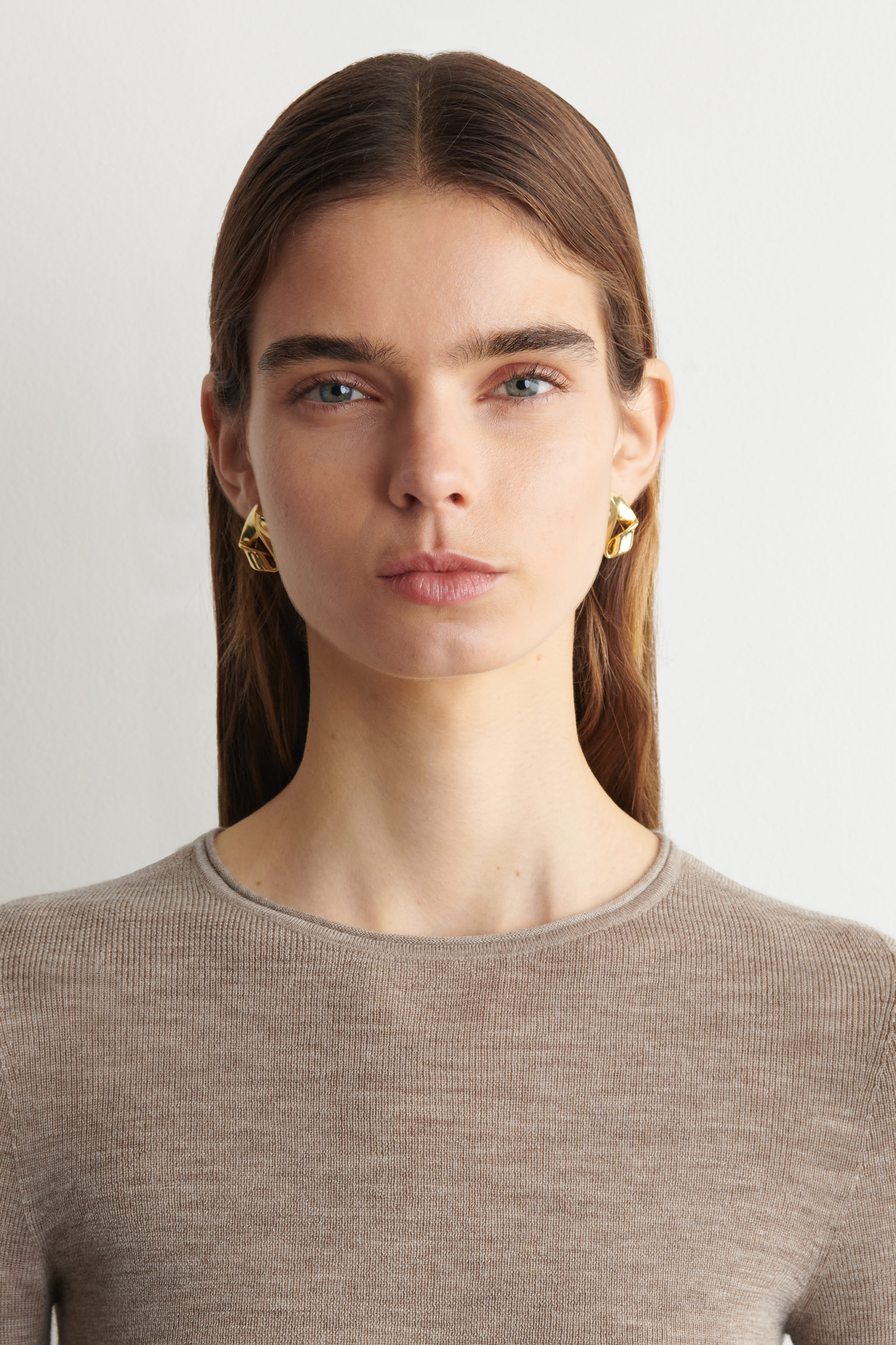 Twisted Ribbon Stud Earrings