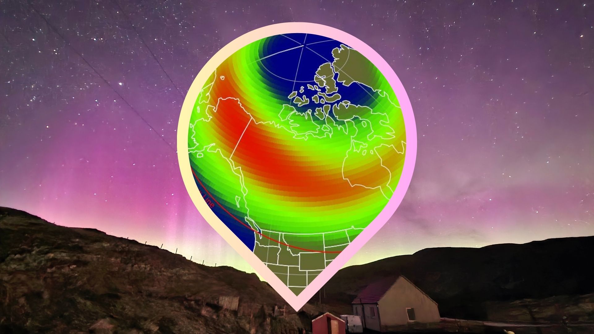space.com - Daisy Dobrijevic - Northern lights may be visible in 9 states tonight as fast solar wind sweeps past Earth