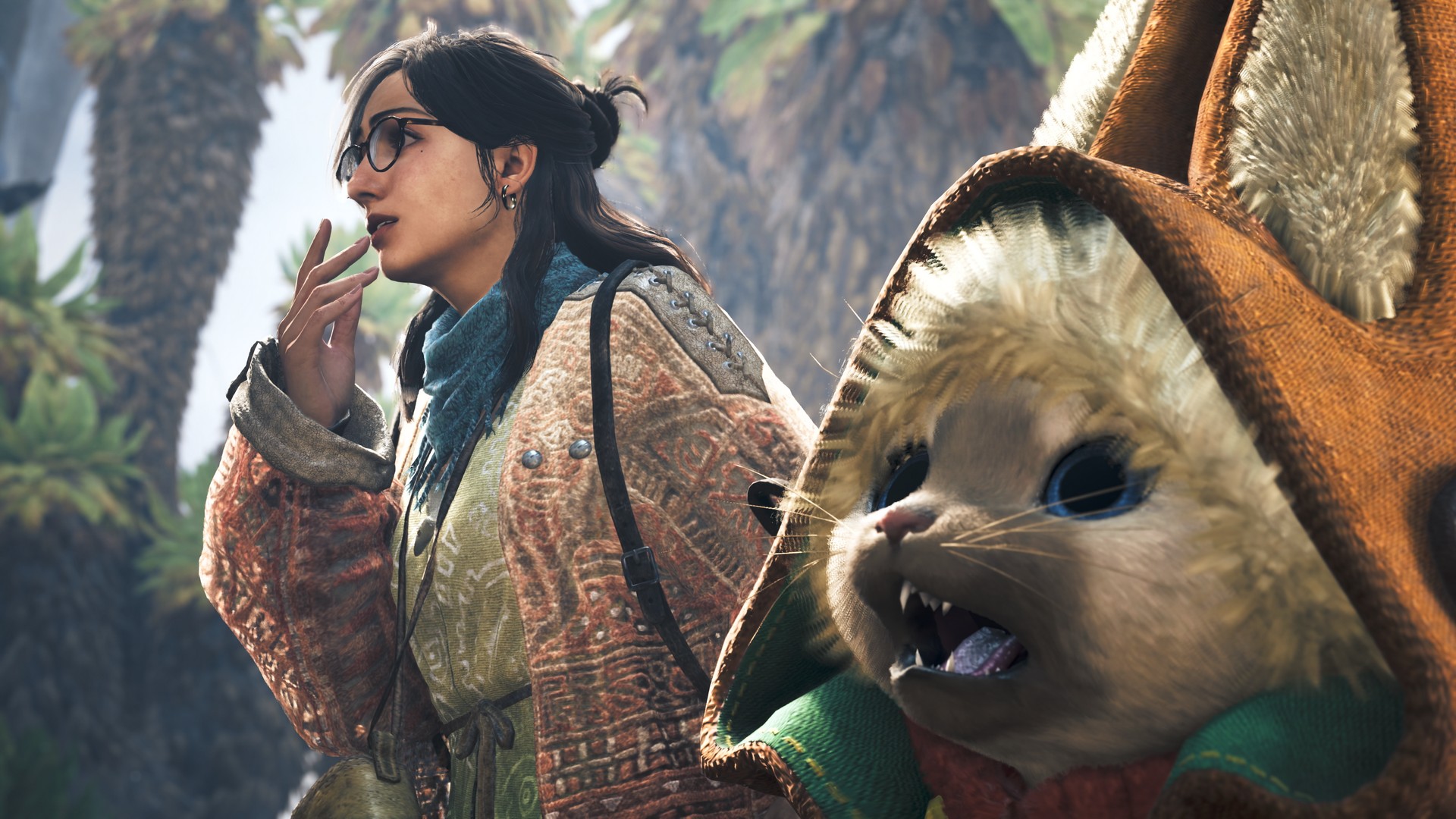 Characters are shocked in Monster Hunter Wilds Ascendance
