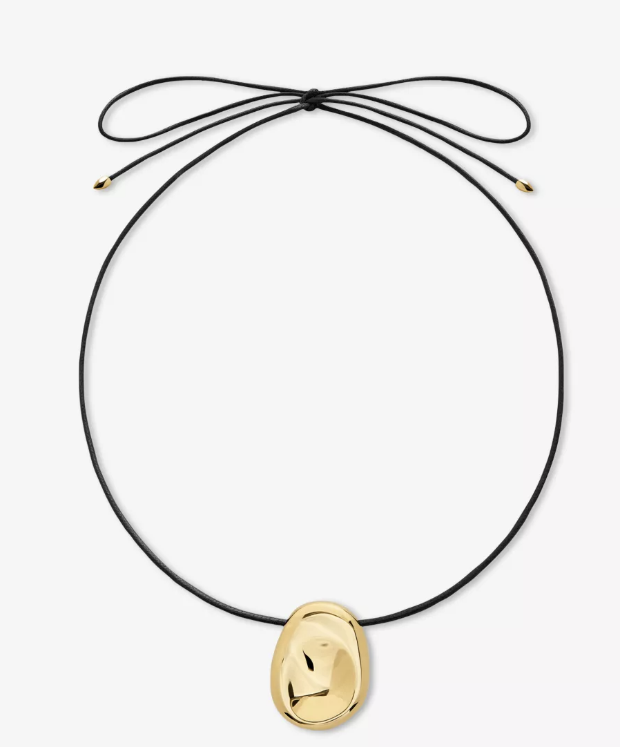 MONICA VINADER, Aria Cord 18ct Yellow Gold Vermeil Necklace