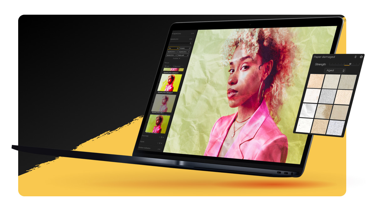 DxO Nik Collection 8 Analog Efex paper textures screenshot