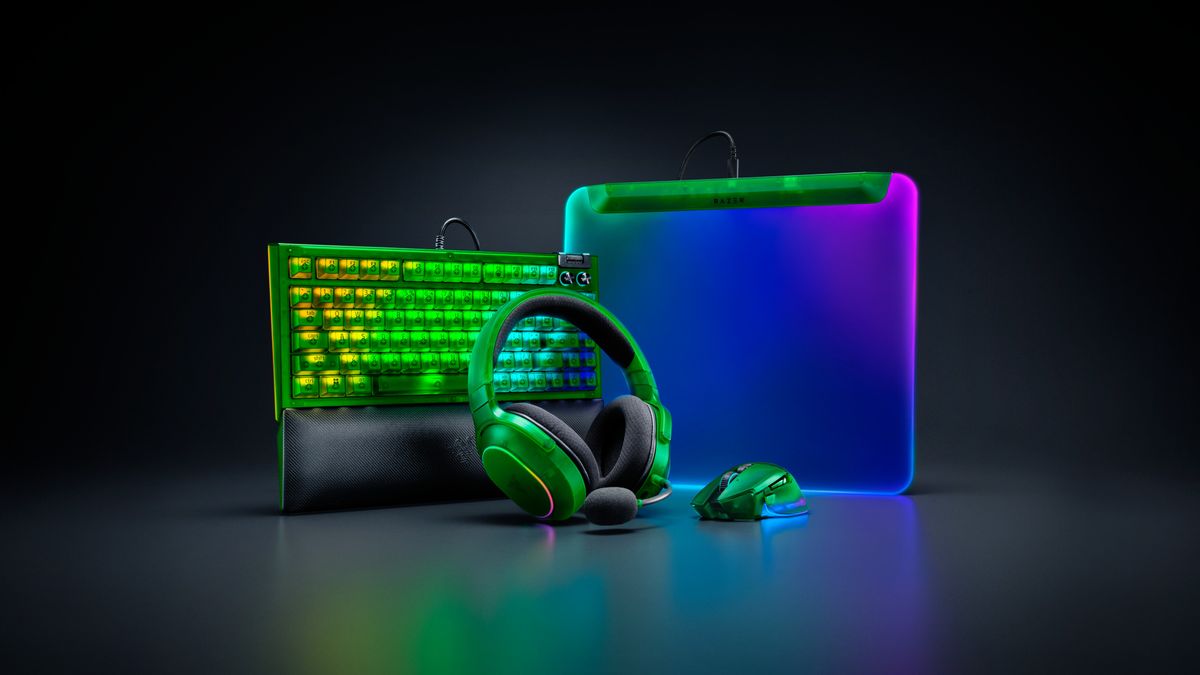 Image of the Razer Phantom Green Collection.