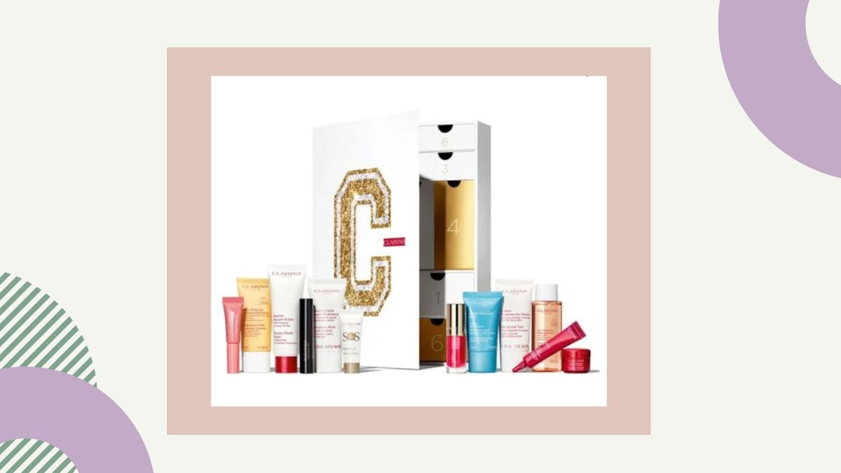The Clarins 12 day Beauty Advent Calendar is now discounted Woman The Clarins 12 day Beauty Advent Calendar is now discounted Woman