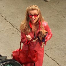 Reese Witherspoon filming Legally Blonde in 2000