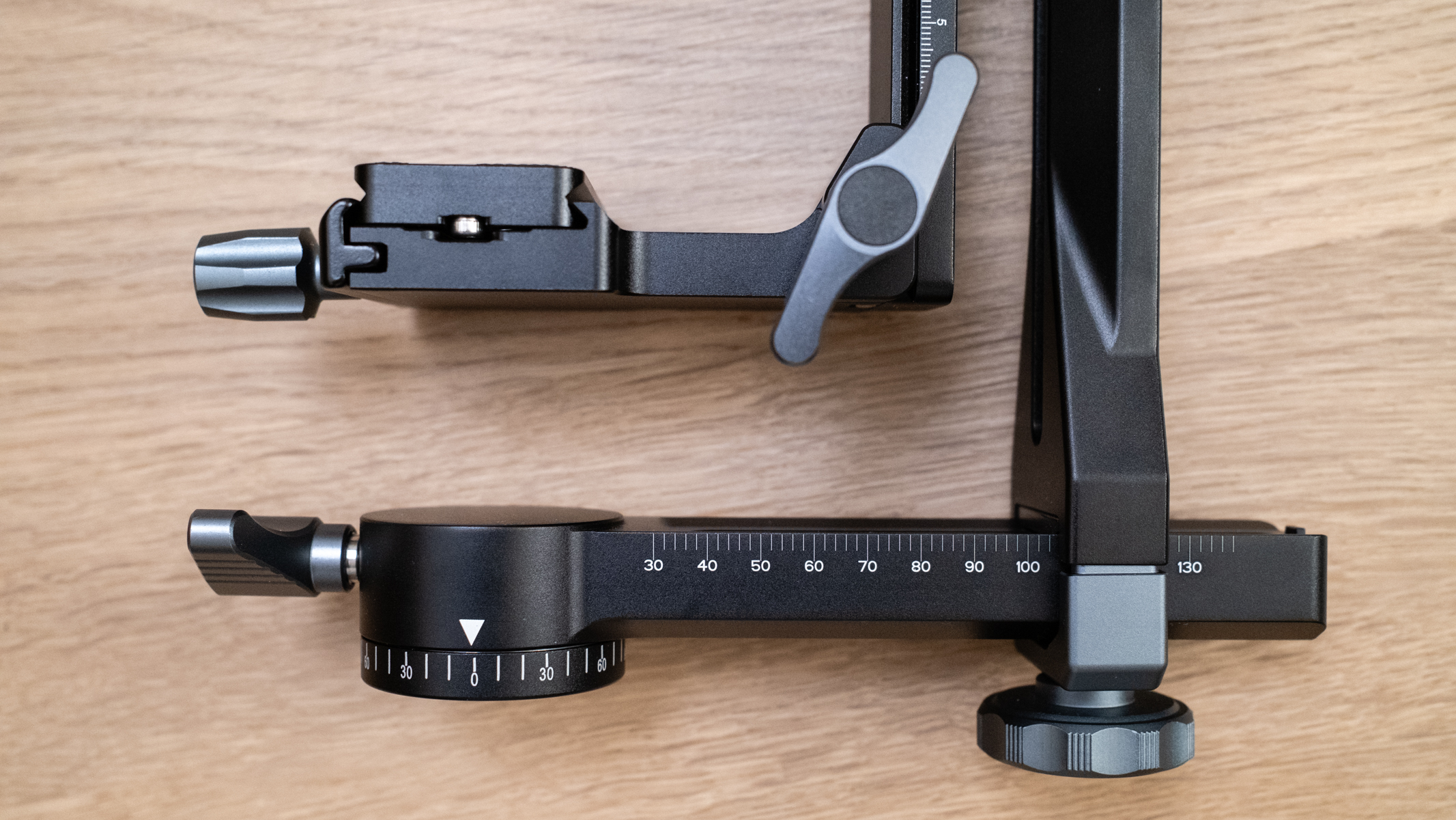 K&F Concept Professional Gimbal Head horizontal adjustment