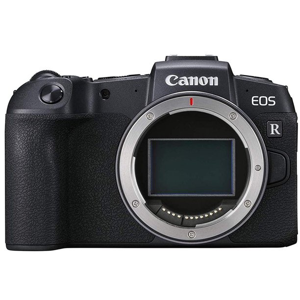 Canon EOS RP on a white background