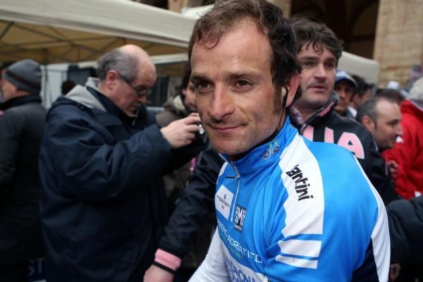 Michele Scarponi (Androni-Giocatolli) looks serene after the finish