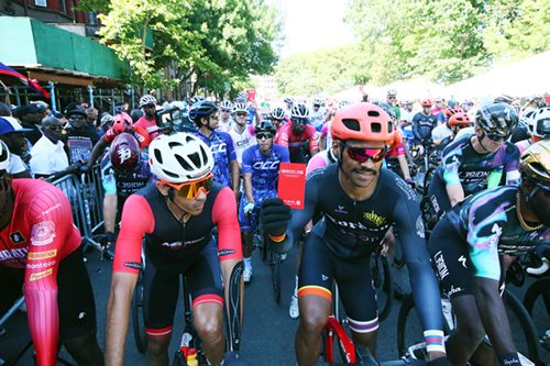 Images from the 2022 Harlem Skyscraper Cycling Classic