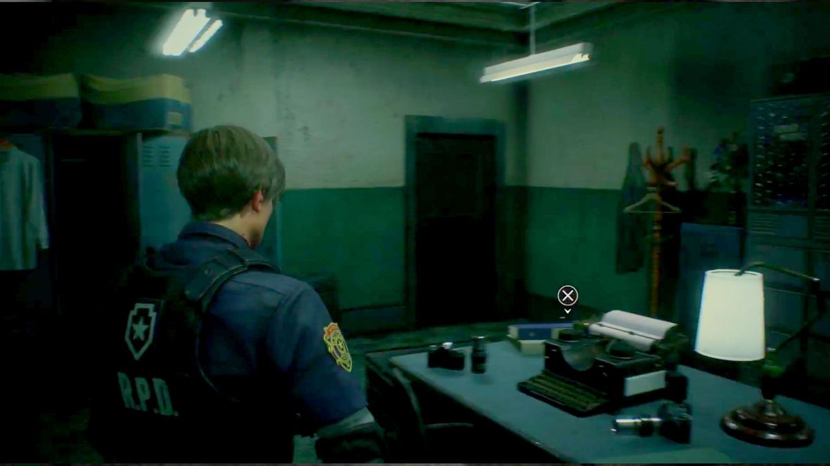 The first safe room you find in Resi 2 has barely changed.