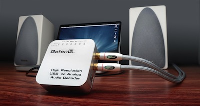 Gefen Debuts New High-Resolution USB to Audio Decoder