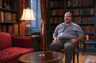 Mel Rodriguez as Bruce Geller in episode 107 of The Residence.