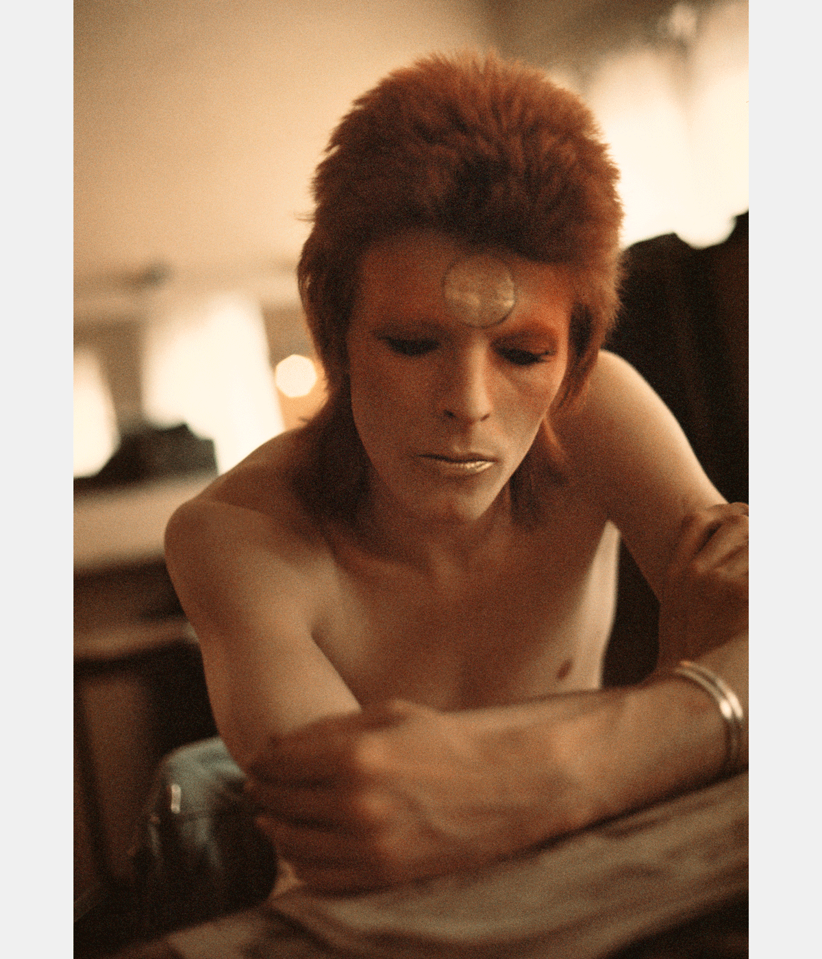 David Bowie in the studio and with friends