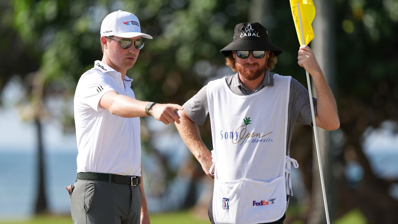 Ben Griffin and Alex Ritthamel at the Sony Open in Hawaii