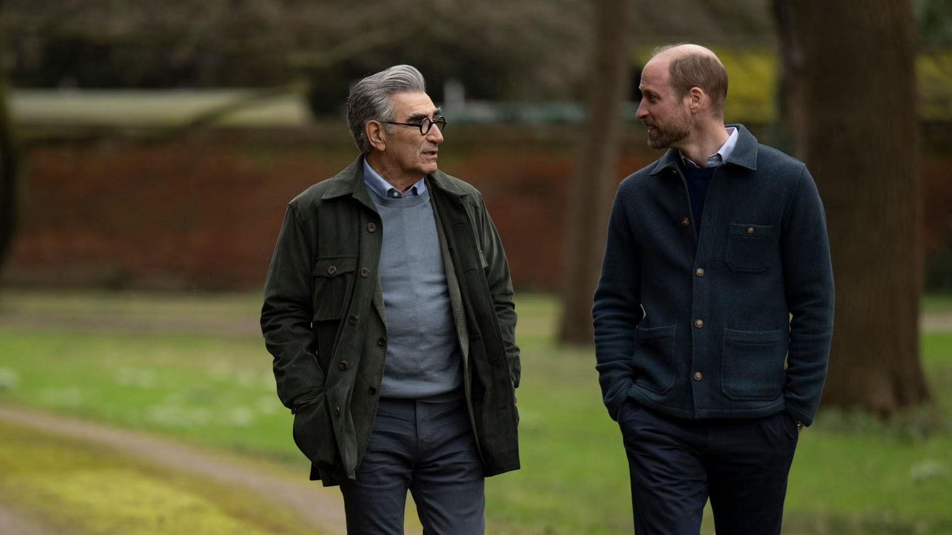 A photo of Eugene Levy with Prince William.