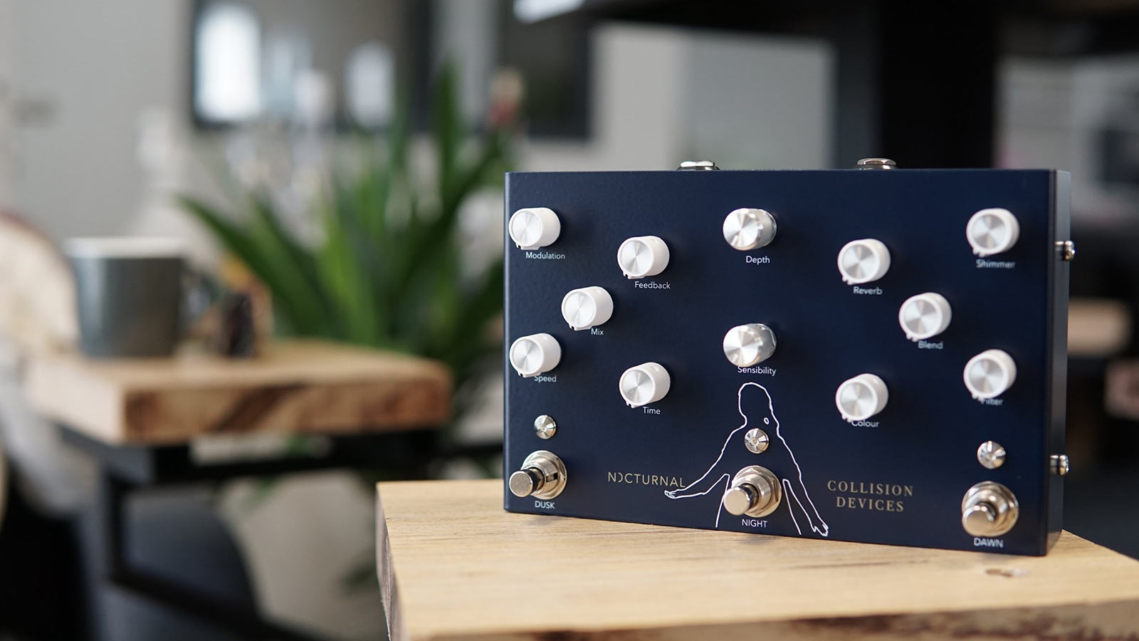 The Collision Devices Nocturnal is a reverb, delay and tremolo