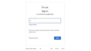 Sign in using gmail