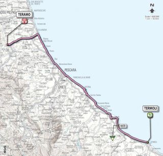 <p>Giro d'Italia - Stage 10 Map</p>