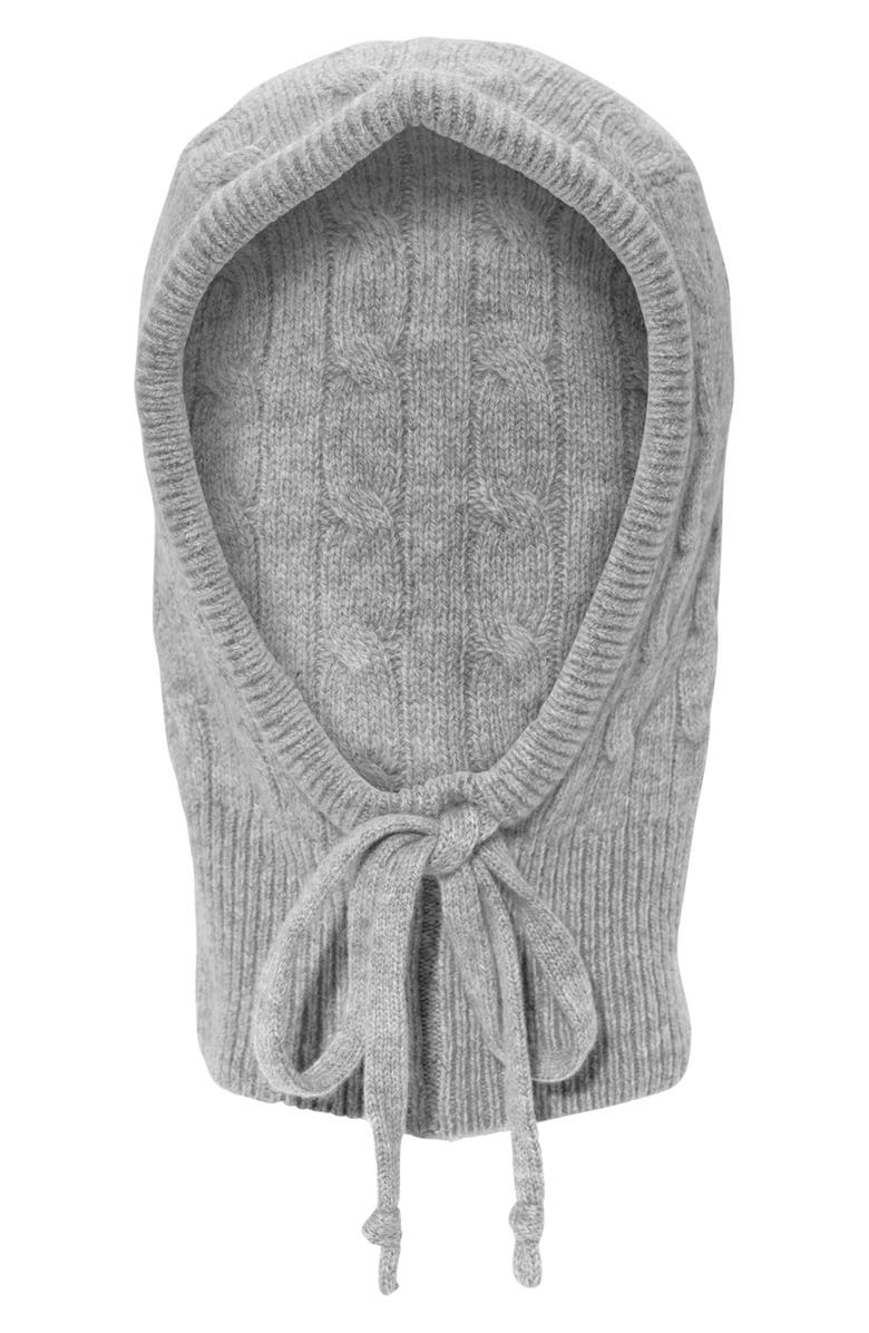 Wool &amp;amp; Cashmere Cable Knit Hood