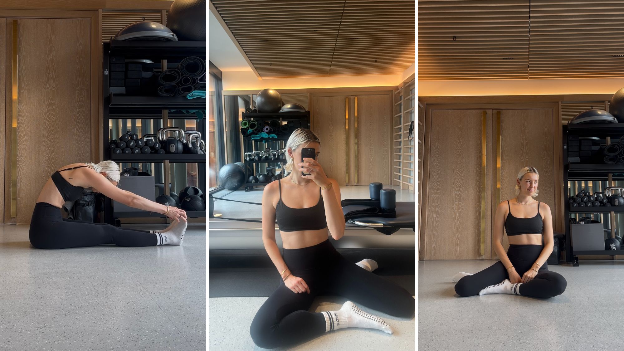 Health writer Ash S trying the Pilates Boomerang every day