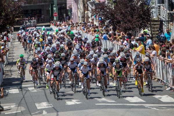 All together at the base of the Manayunk wall
