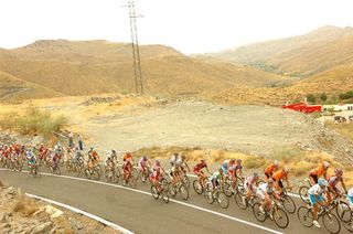 The Vuelta peloton
