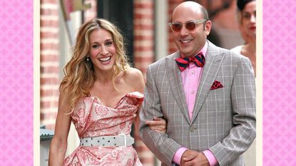 What happened to Stanford Blatch on And Just Like That? Pictured: Actress Sarah Jessica Parker and actor Willie Garson sighting filming a scene for the movie &quot;Sex and The City&quot; on location in the west village on October 01 2007 in New York City