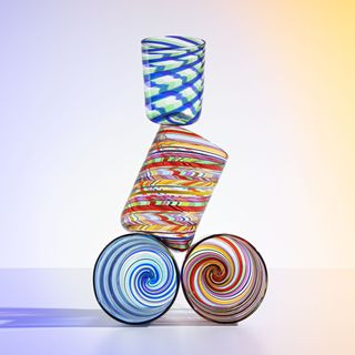 Aquazzura Casa Rainbow Swirl Tumblers