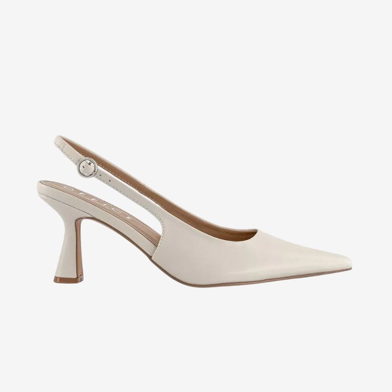 Image of white slingback heels
