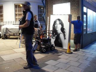 From the Stockwell set of London Boulevard - Keira Knightleyâ€™s the actress on the poster