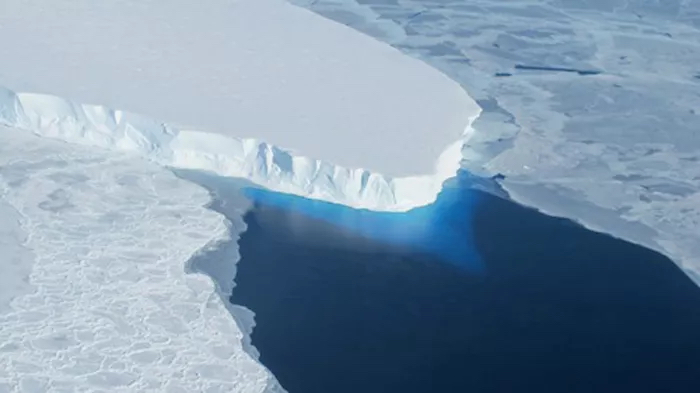 Antarctica's Twaites Glacier, climate change, ice melt