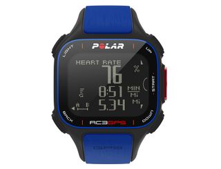 The Polar RC3 GPS watch can connect to a heart-rate sensor.