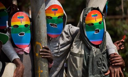 Uganda protest