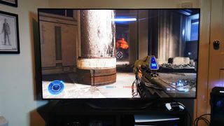 Hisense U7K with Halo Infinite on screen