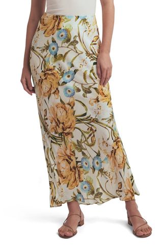 The Gwen Floral Print Maxi Skirt