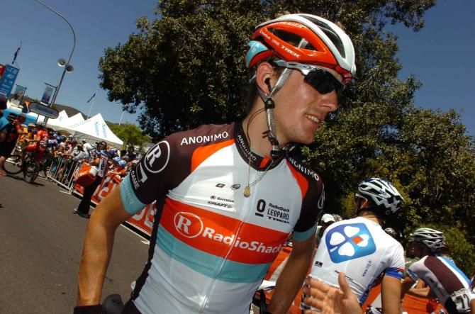 Andy Schleck (RadioShack Leopard) worked hard on the front for his team today