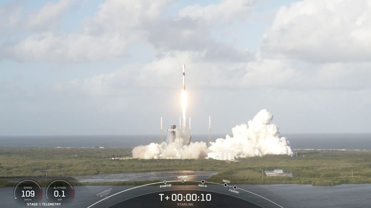 SpaceX lanceert 23 Starlink-satellieten vanuit Florida (video en foto’s)