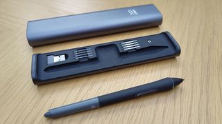 XPPen Artist Pro 16 (Gen 2) review; a pen stylus in a case