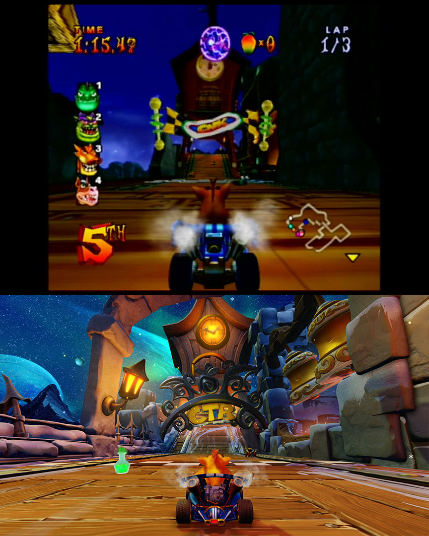 Crash Team Racing it out now - look at it compared to the original game