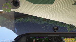 Microsoft Flight Simulator 2024 on the Razer Blade 14 (early 2024) on "High-End" settings