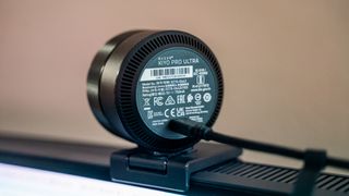 Razer Kiyo Pro Ultra mounted on a monitor