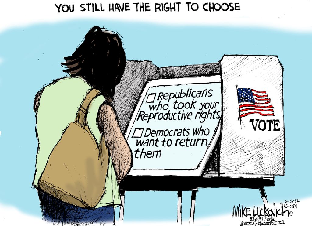 7 cartoons about the end of Roe vs. Wade | The Week